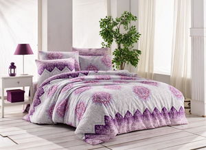 Moda Ranforce Double Duvet Cover Set Nadide Lilac