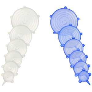 6-pack of Silicone Stretch Lids to Preserve Freshness