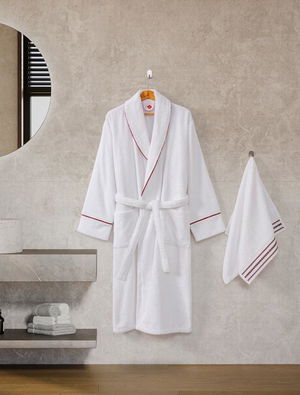 Classic Bathrobe Set Helya M-L Unisex