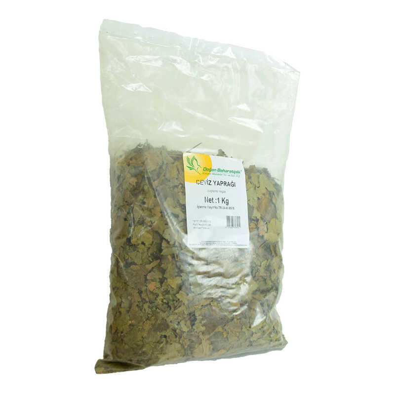 Walnut Leaves Natural 1000 Gr Package