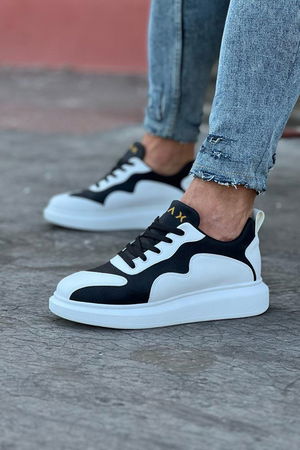 White Black Men's Casual Shoes