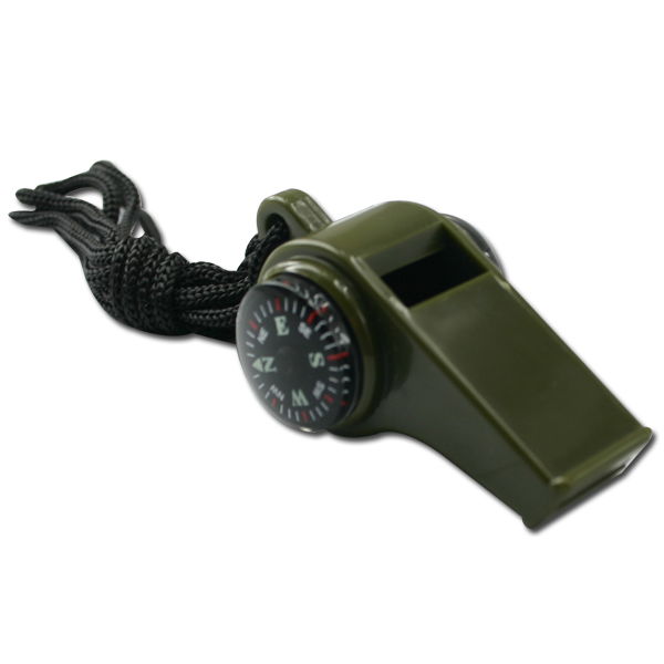 Thermometer Whistle with Compass - Survival Hanging Whistle