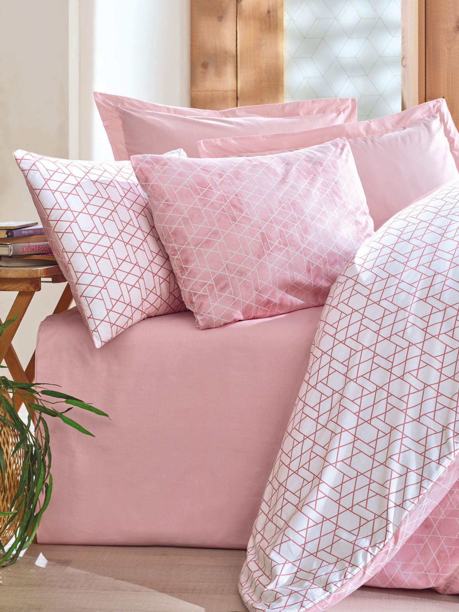 Single Minimal Duvet Cover Best Pink