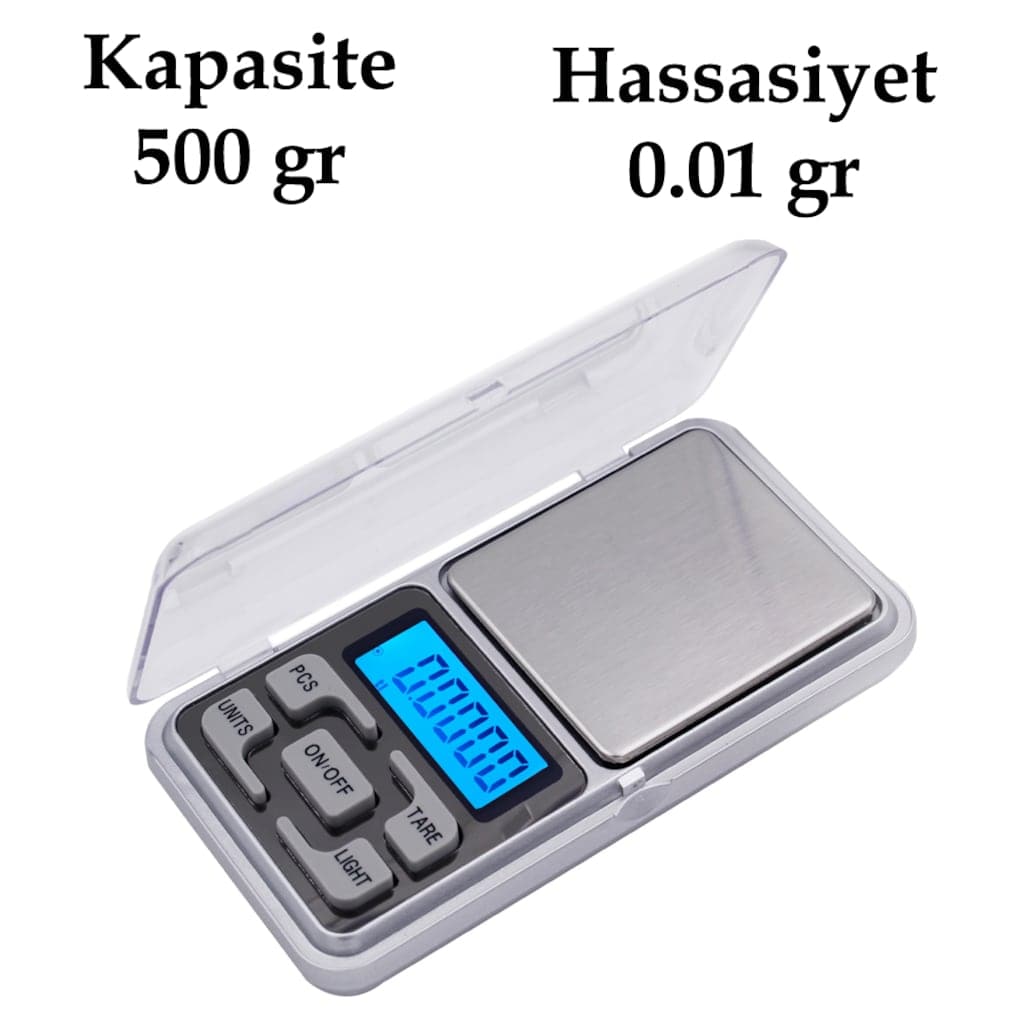 Digital Precision Electronic Jewelry Store Pocket Scale Weighing Scale 500g / 0.01g