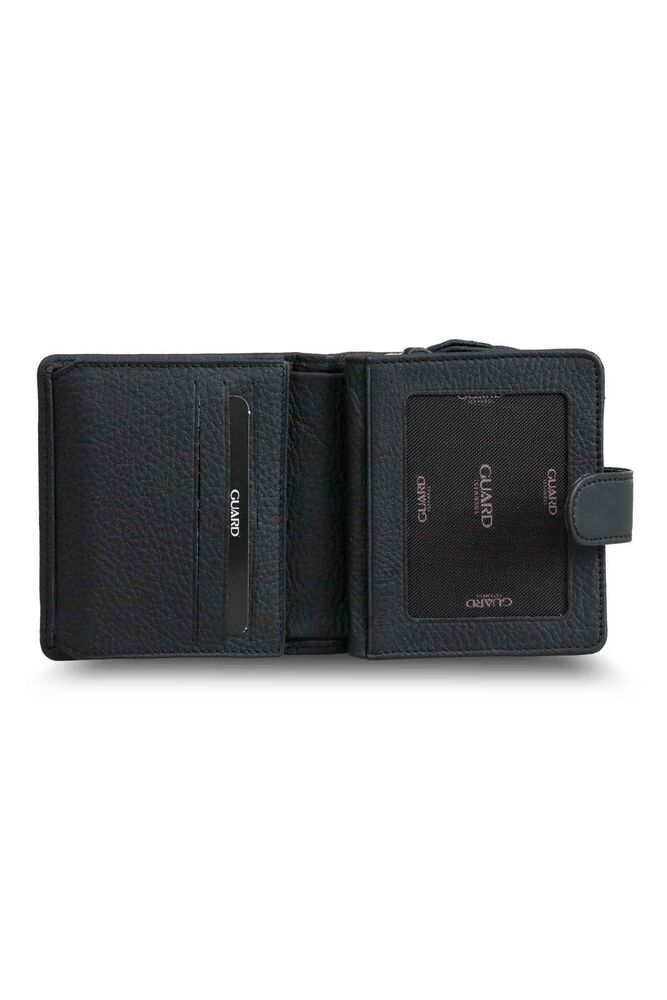 Black Multi-Compartment Stylish Leather Ladies Wallet