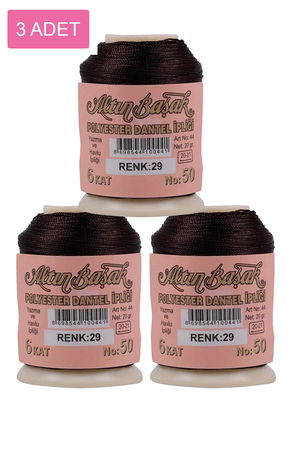 3 Pieces Altinbasak Oya and Lace Floss 20 gr - Turk - No: 029