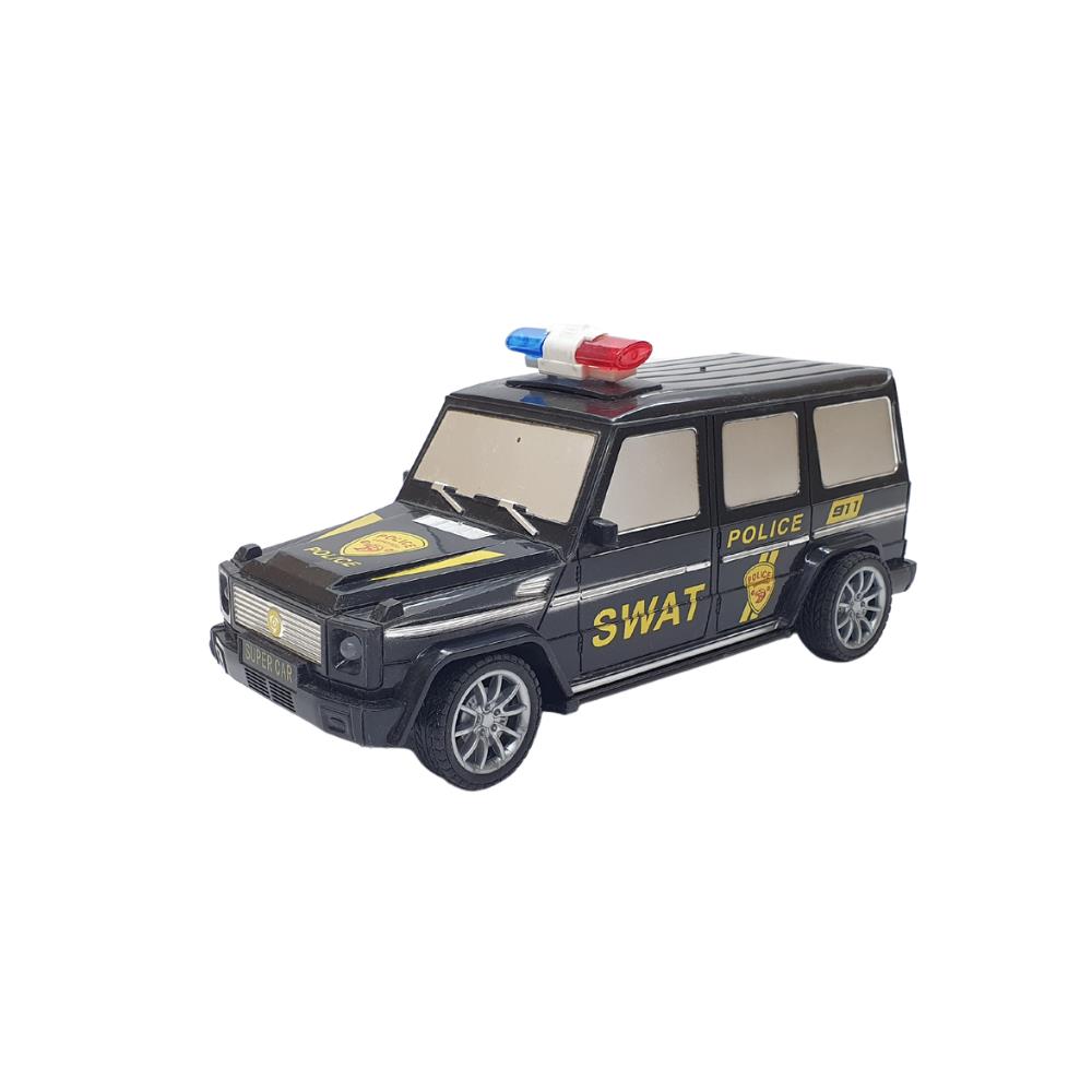 Remote Control Mercedes Police Jeep 1:20 Scale 18 Cm Black - 13578-887