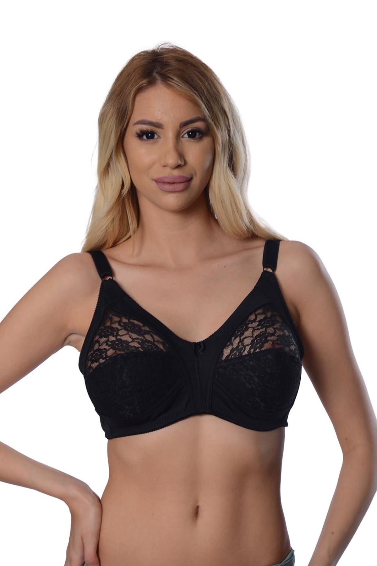 Black Lace Recovery Bra