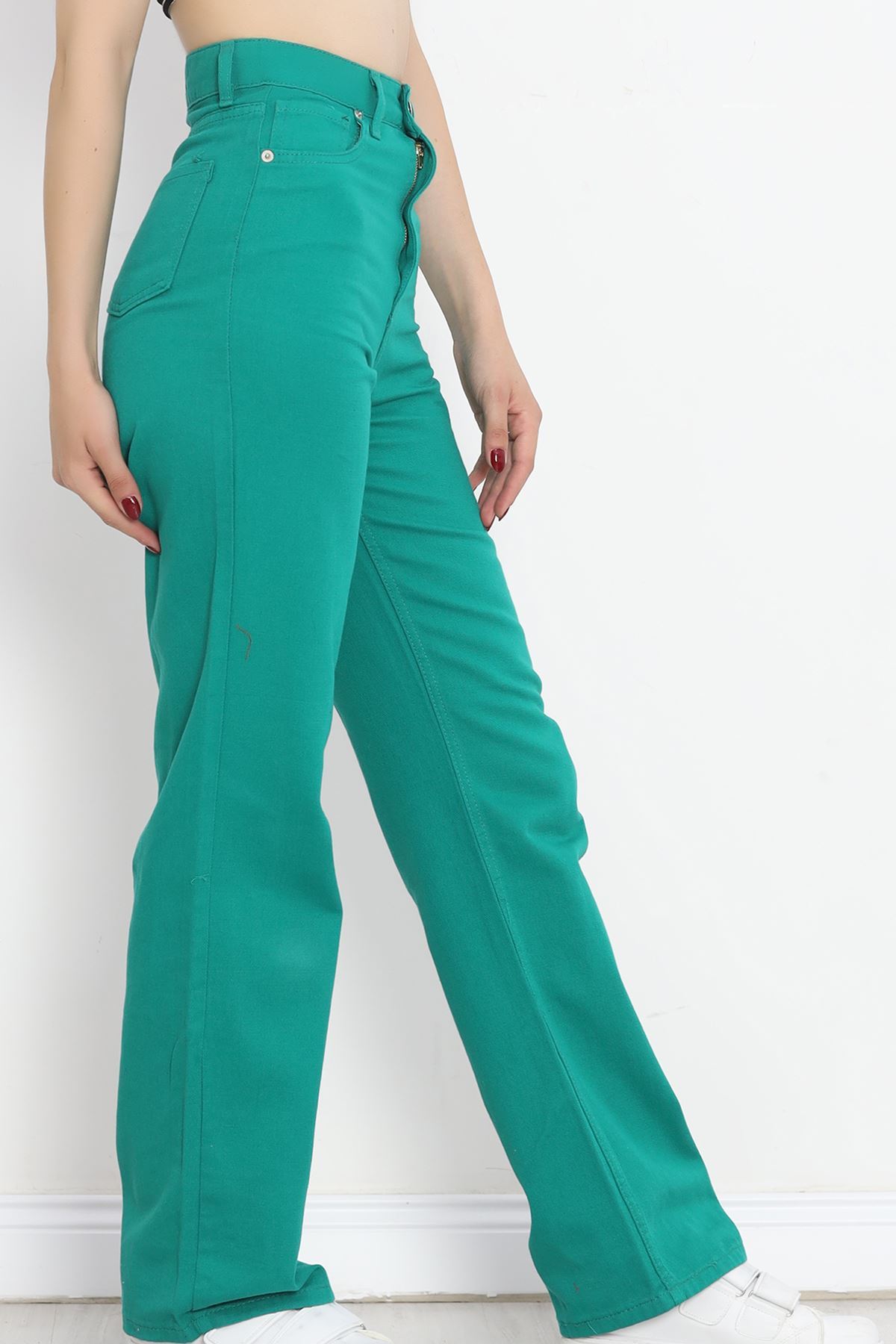 Palazzo Jeans Green