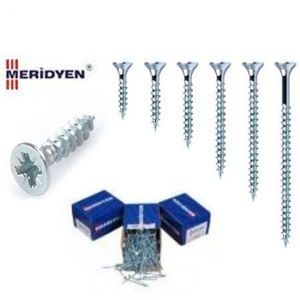 Meridian Chipboard Screw 4X60 (50 Pieces)