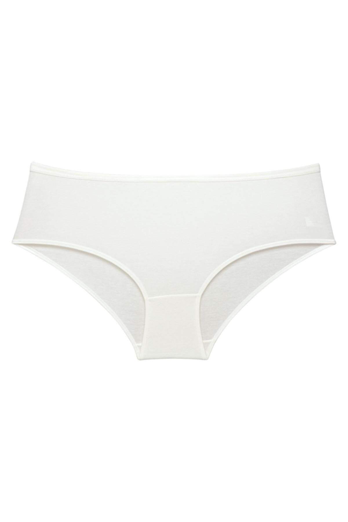 3Pcs Women High Waist Bato Panties Black Cream Powder