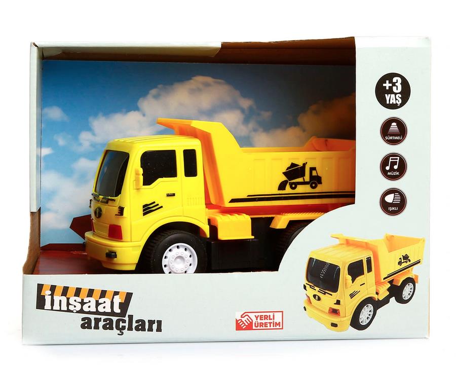 Sliding Construction Vehicles Truck with Sound and Light