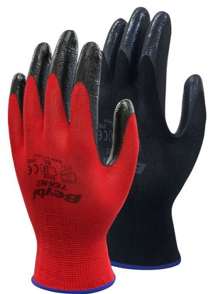 Beybi TEK-NIT No:9 Black Nitrile Gloves