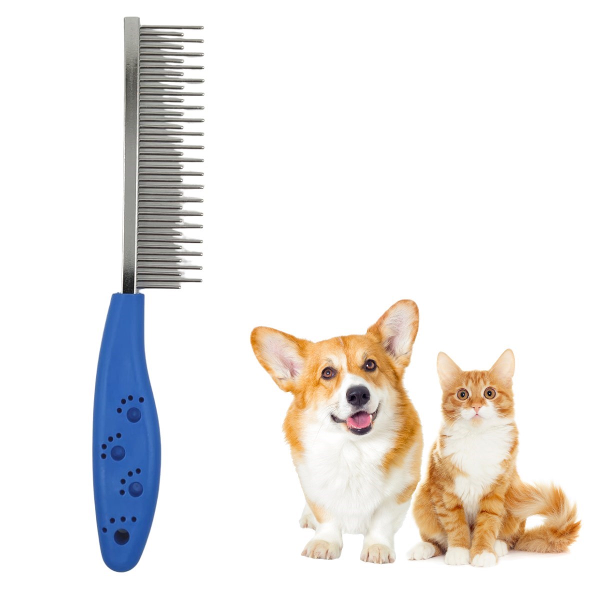 Metal Cat and Dog Comb