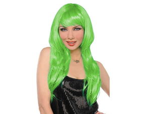 Long Wig Hair - Green