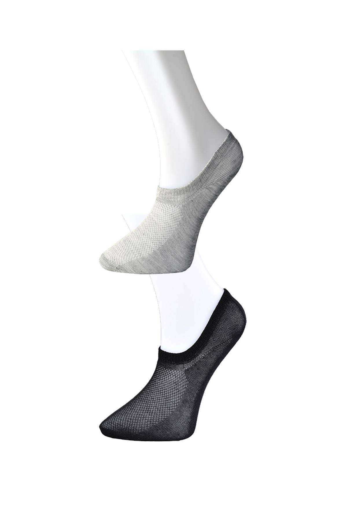 Black and Gray Women's Invisible Socks 9 pairs