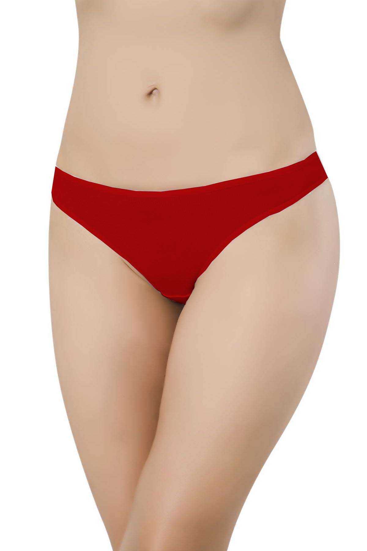 4pcs Super Eco Set Lycra Women Slip Panties Red