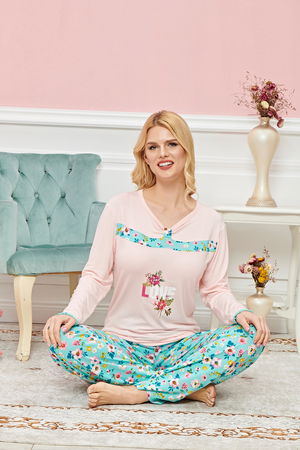 Women's Long Sleeve Pajama Set Model no 7593