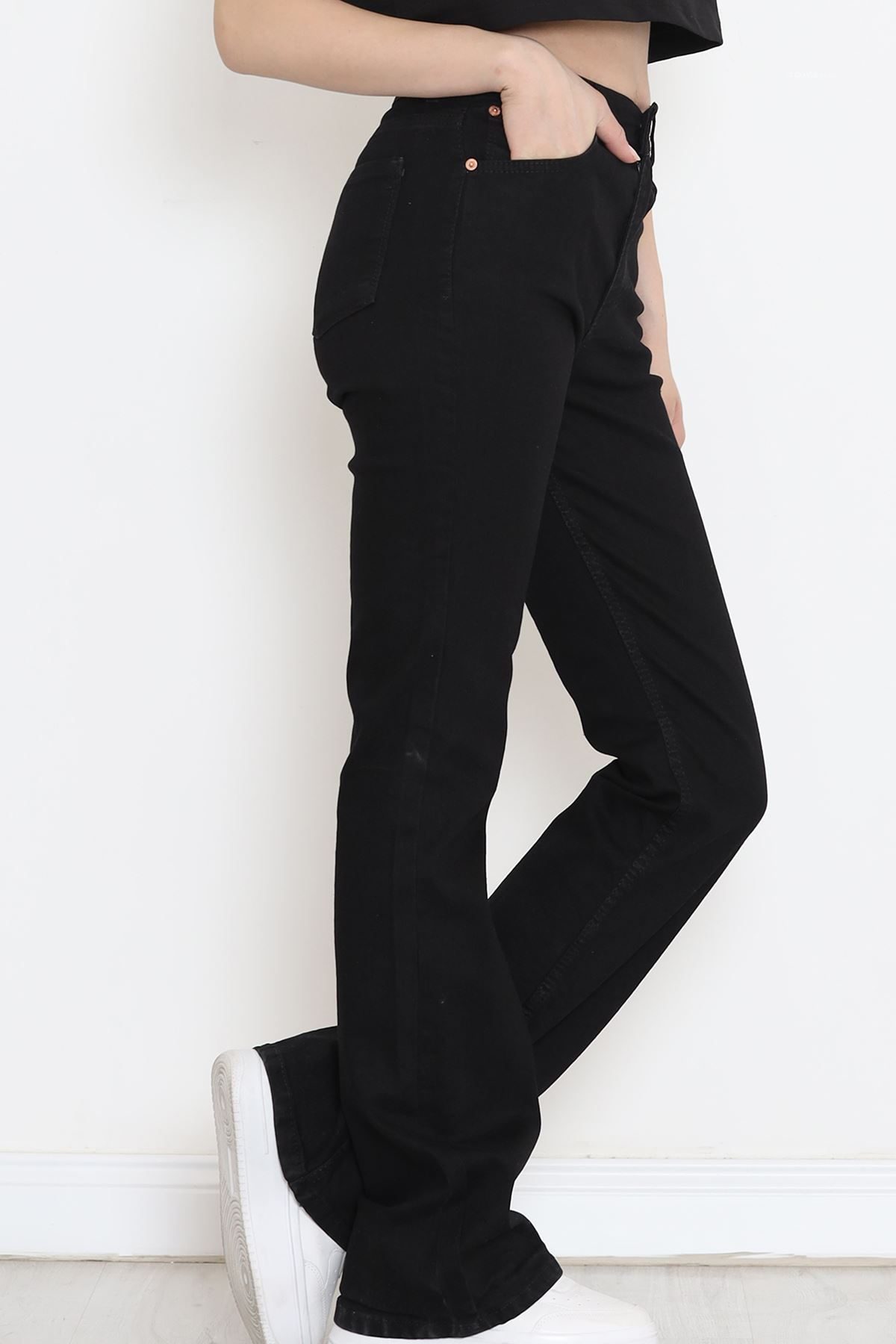 Flared Jeans Black