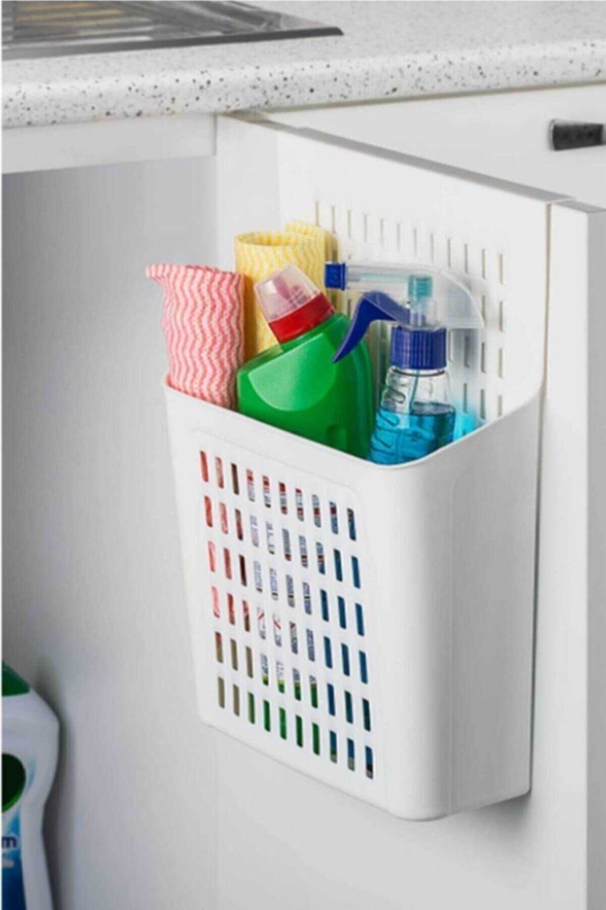 Plastic Hanging Closet Organizer In Cabinet Detergent Dispenser