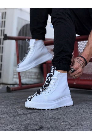 White Men's Ankle Boots