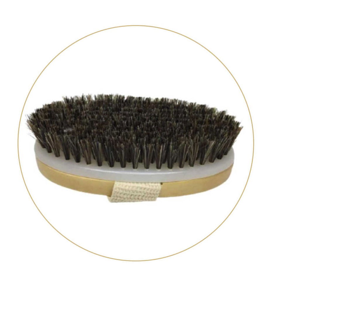 Natural Horsehair Brush - Massage and Cellulite Brush