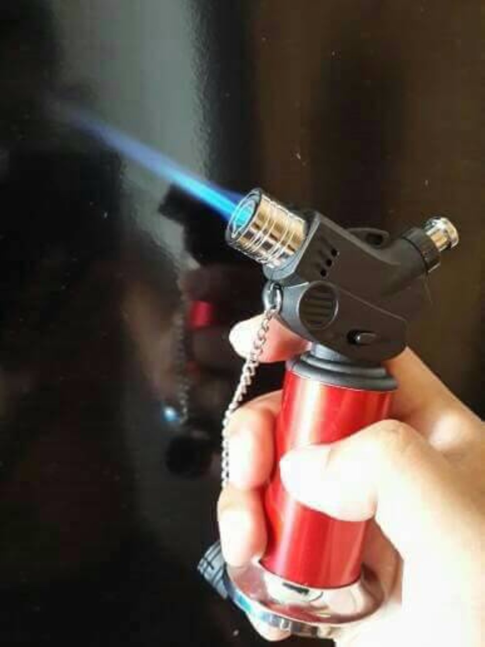 Blowtorch Lighter Clamshell 1300 Degree Gas Blowtorch Lighter Flame Heat Gun