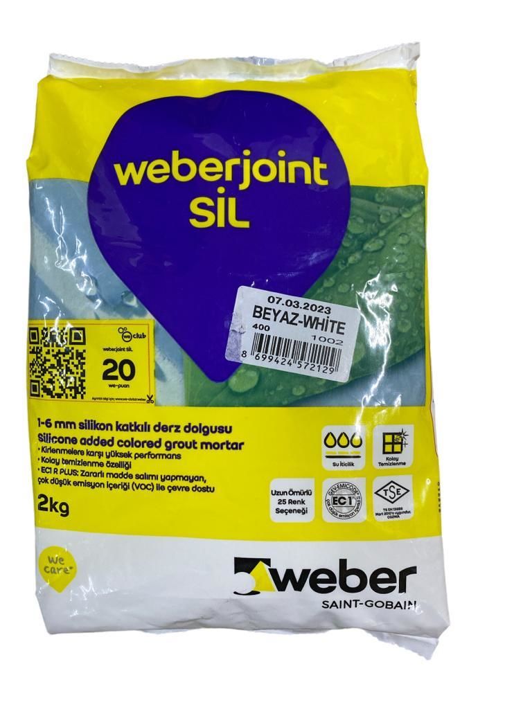 Weber Joint Sil 400 White Joint Filler 2 Kg