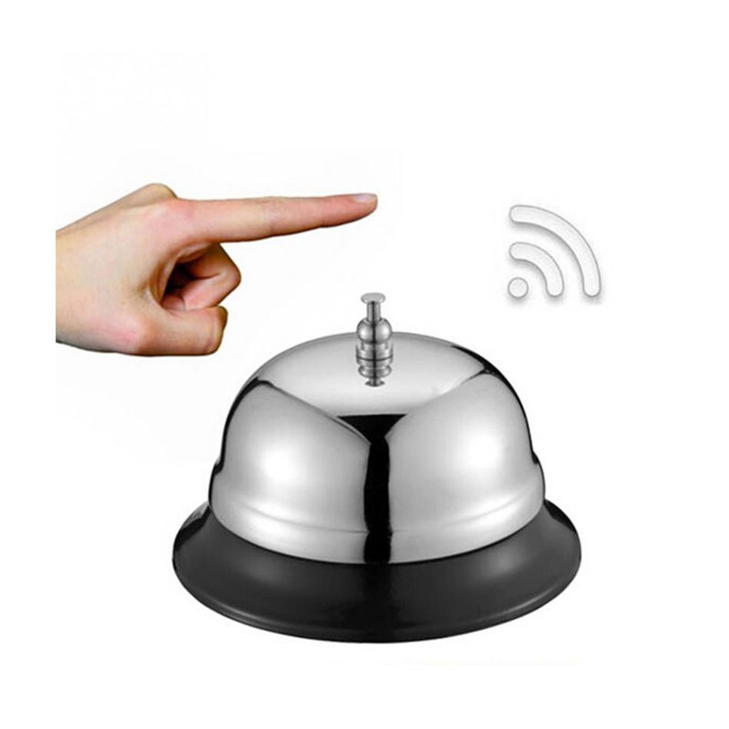 Reception Bell - Desk Bell Hotel Reception Desk Attendant Call Bell Silver