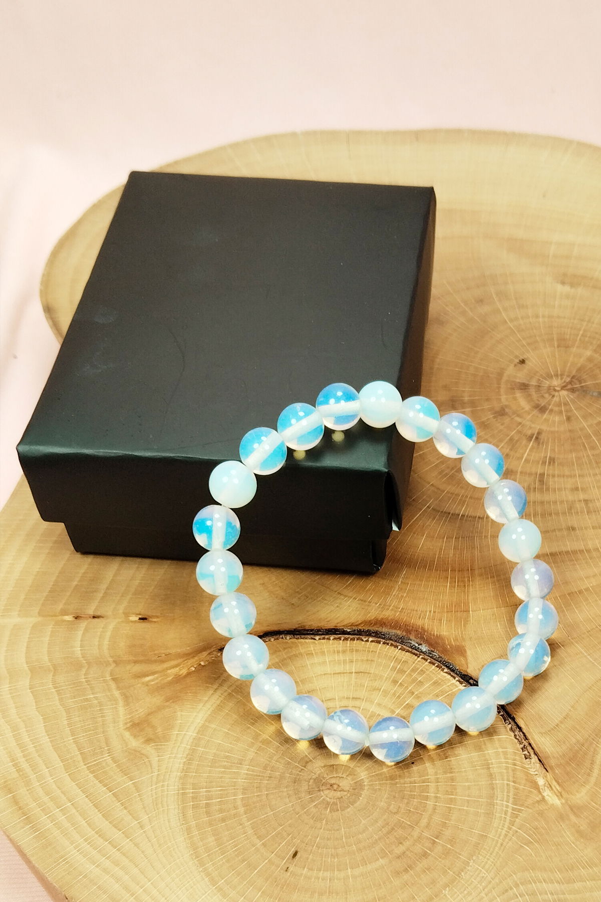 Moonstone Natural Stone Bracelet Boxed