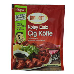 Easy Meatless Cig Meatball Bulgur and Spice Mix for 4 People 120 Gr Package