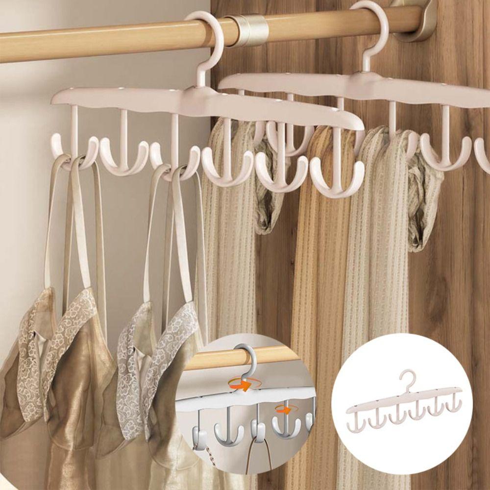 12 Hooks Rotating Closet Clothes Clothes Bag Underwear Hanger - Hanger Multiplexer