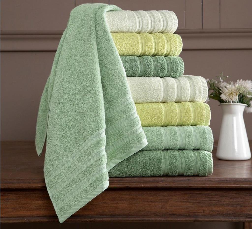 70X140 Towel Set of 4 Water Green