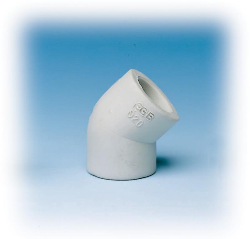 Ege Yildiz PPRC 25 mm Elbow 45º Gray