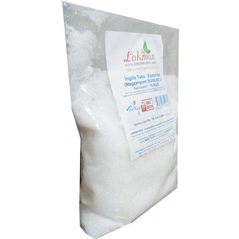 English Salt Edible Epsom Salt Magsenium Sulfate 500 Gr