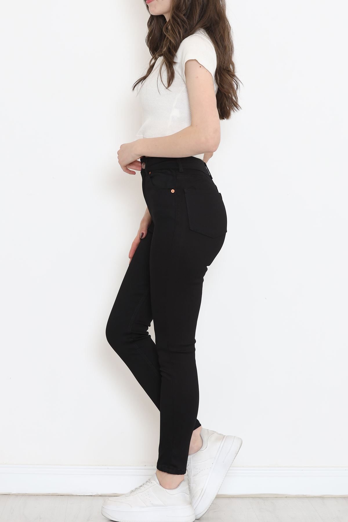 Lycra Jeans Black