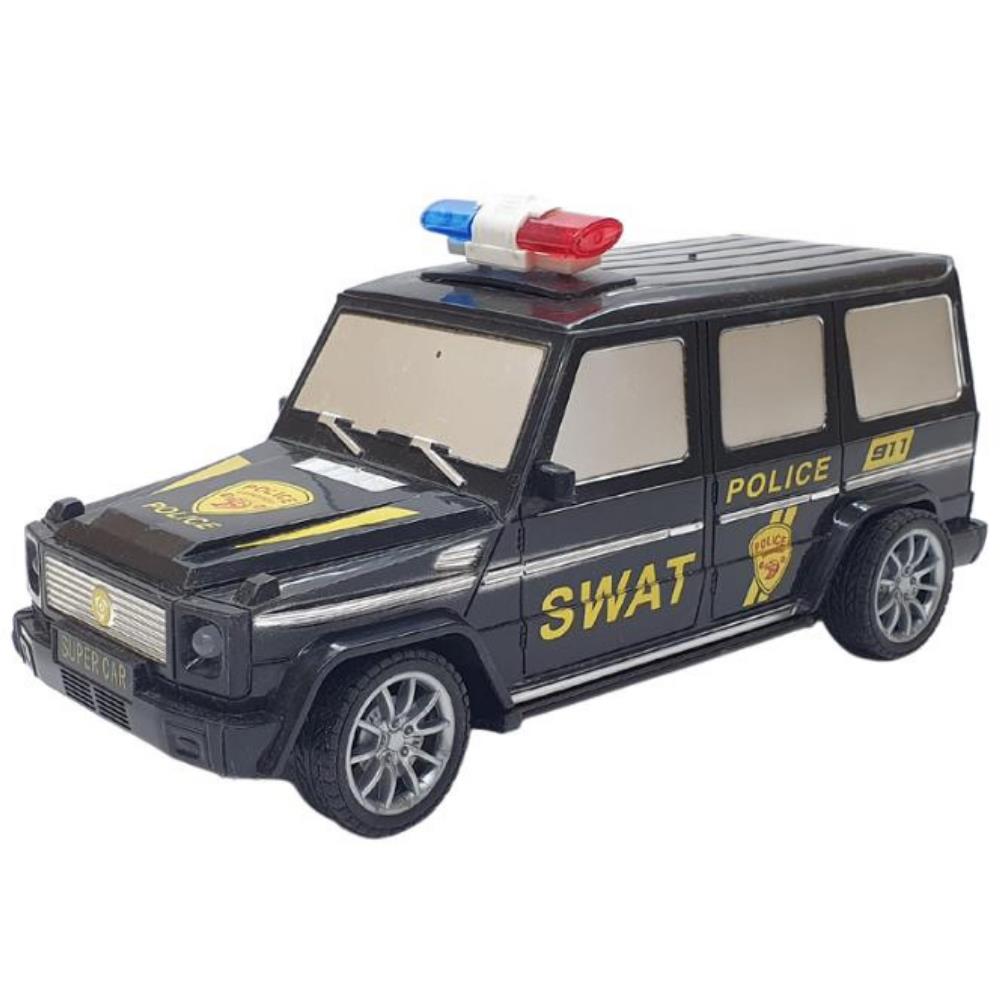 Remote Control Mercedes Police Jeep 1:20 Scale 18 Cm Black - 13578-887