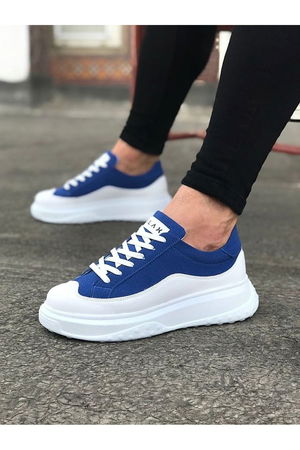 5 White Blue Men's Shoes