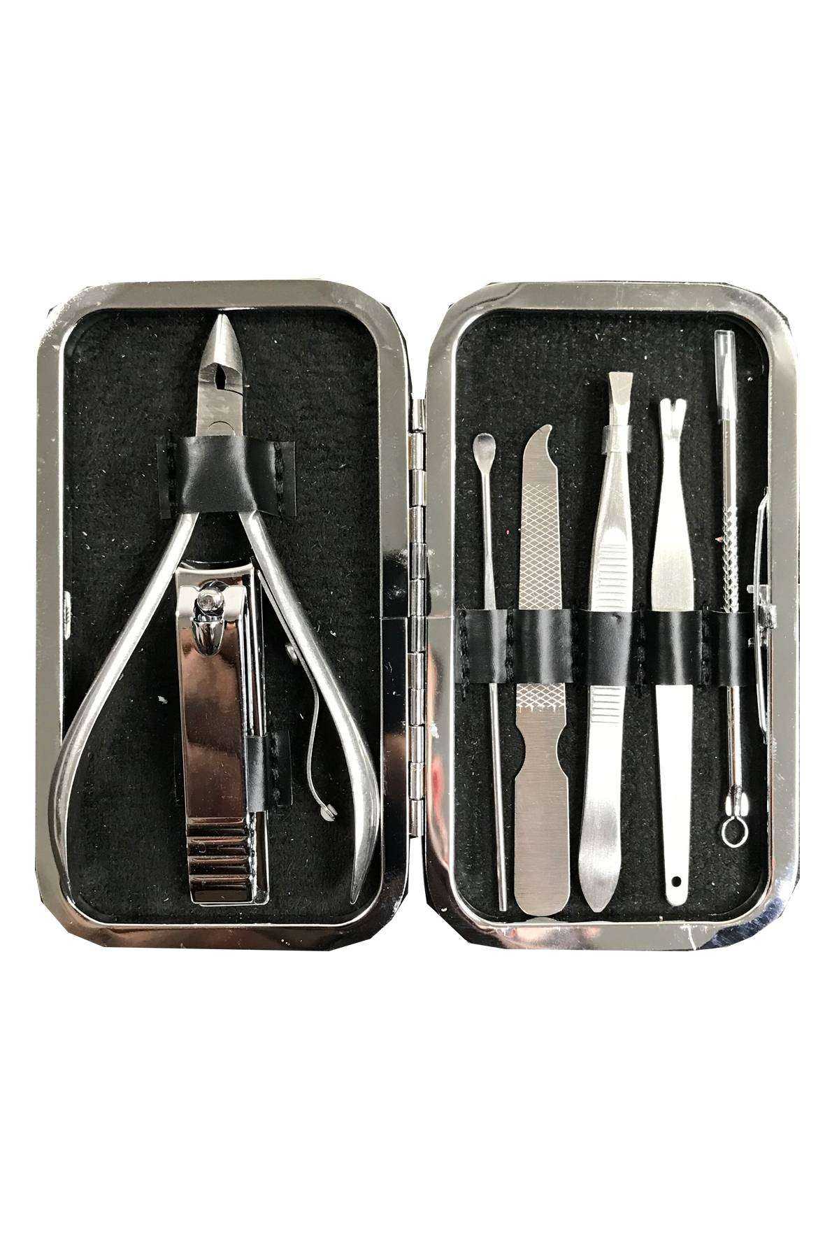 Professional Manicure Pedicure and Grooming Kit 7 pieces with Portable Bag