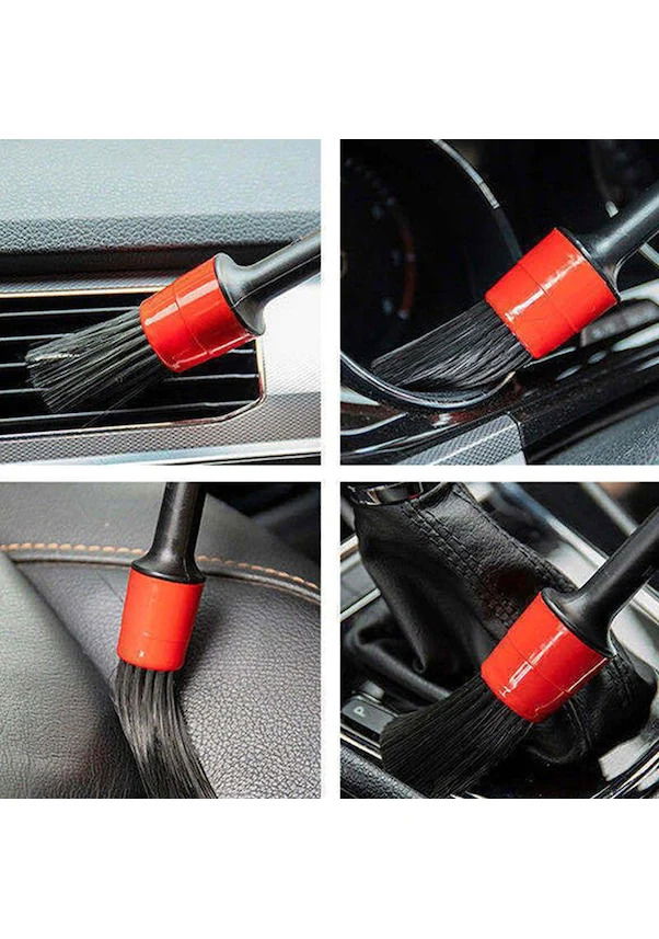 5 Piece Car Detail Cleaning Brush Interior Exterior Engine Cleaning Brush Set