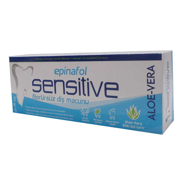 Toothpaste Fluoride Free Sensitive Aloe-Vera Extract 90 Gr