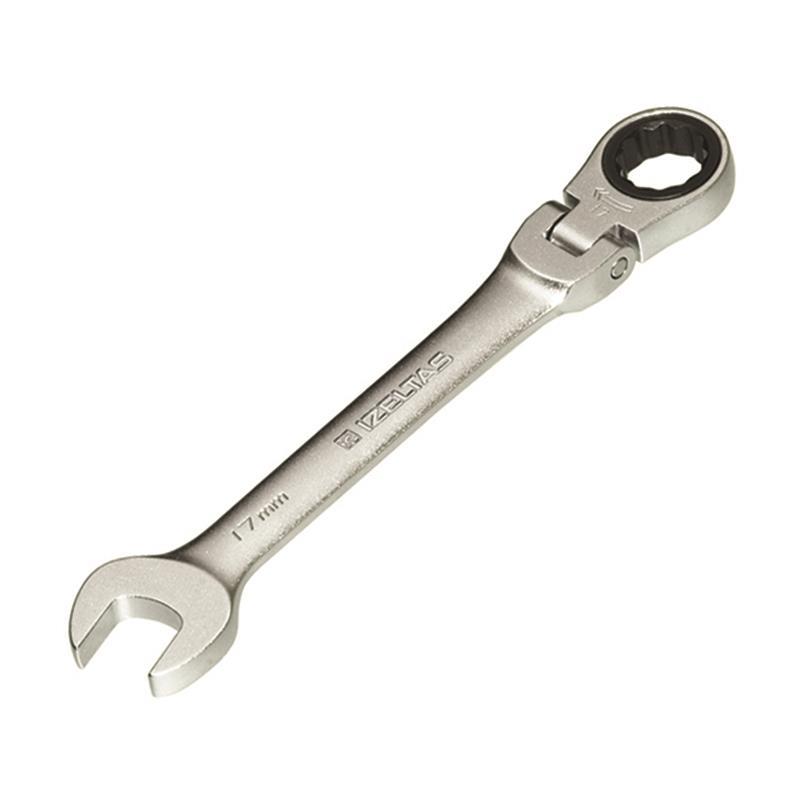 Izeltas Articulated Ratchet Wrench 15 mm