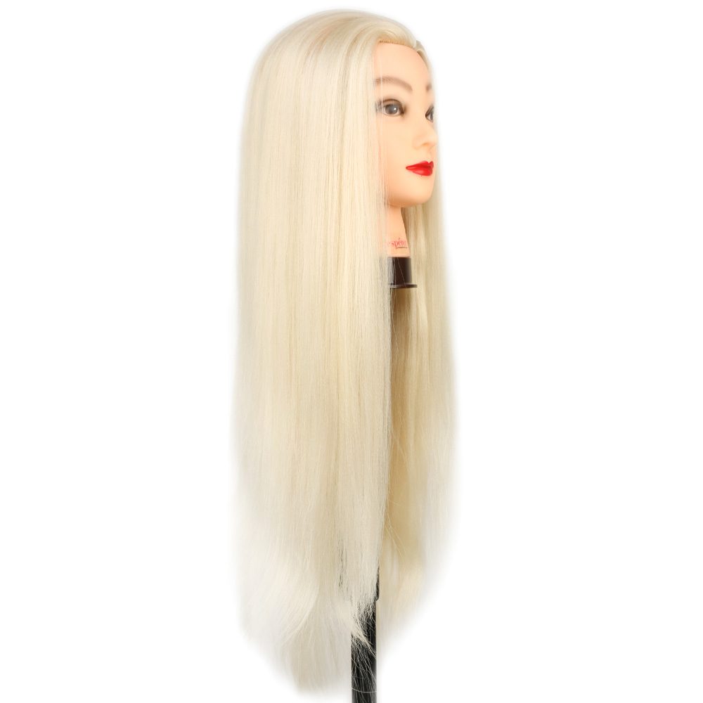 Custom Hairdresser Training Manikin / Yaki + Table Apparatus / Platinum