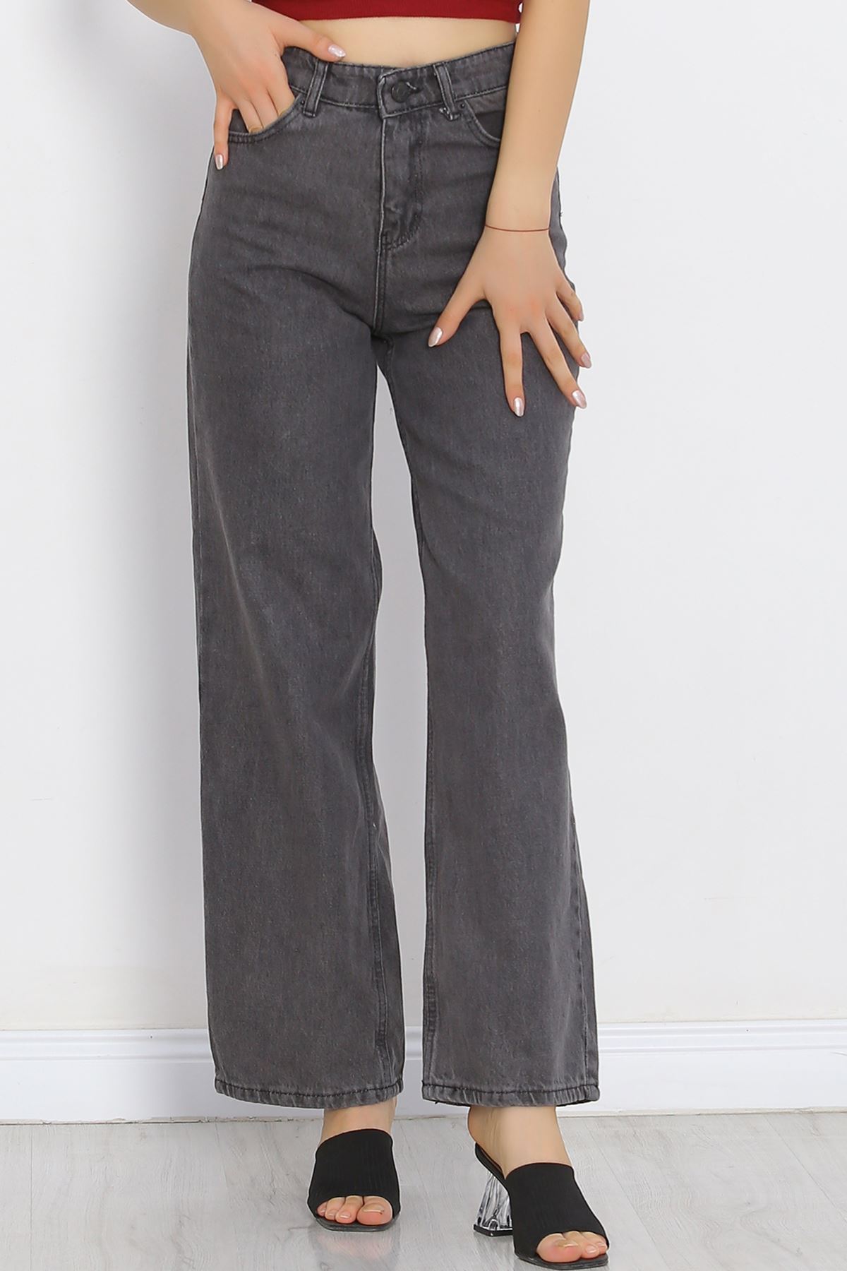 Palazzo Jeans Pants Açıkfüme3