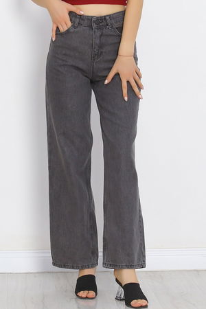 Palazzo Jeans Pants Açıkfüme3