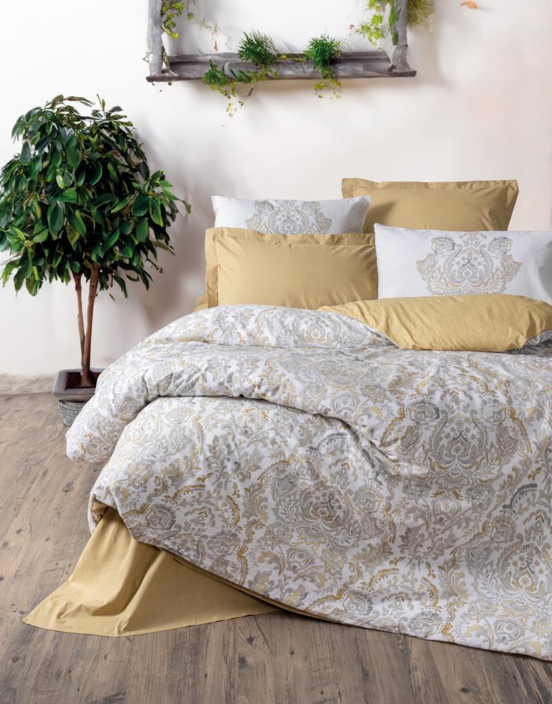 Bohemian Duvet Cover Double Najva Mustard