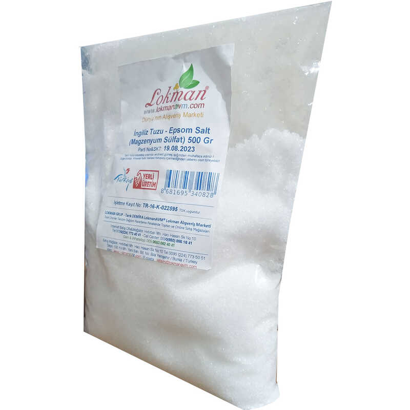 English Salt Edible Epsom Salt Magsenium Sulfate 500 Gr