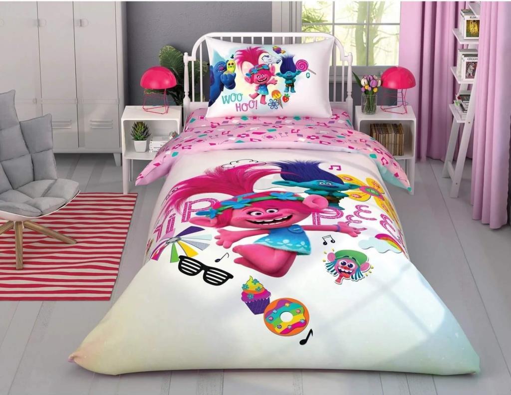 Trolls Color Party Single Duvet Cover Set