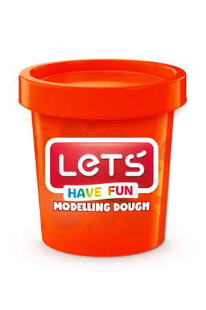 Lets One Color Play Dough Red 150 Gr