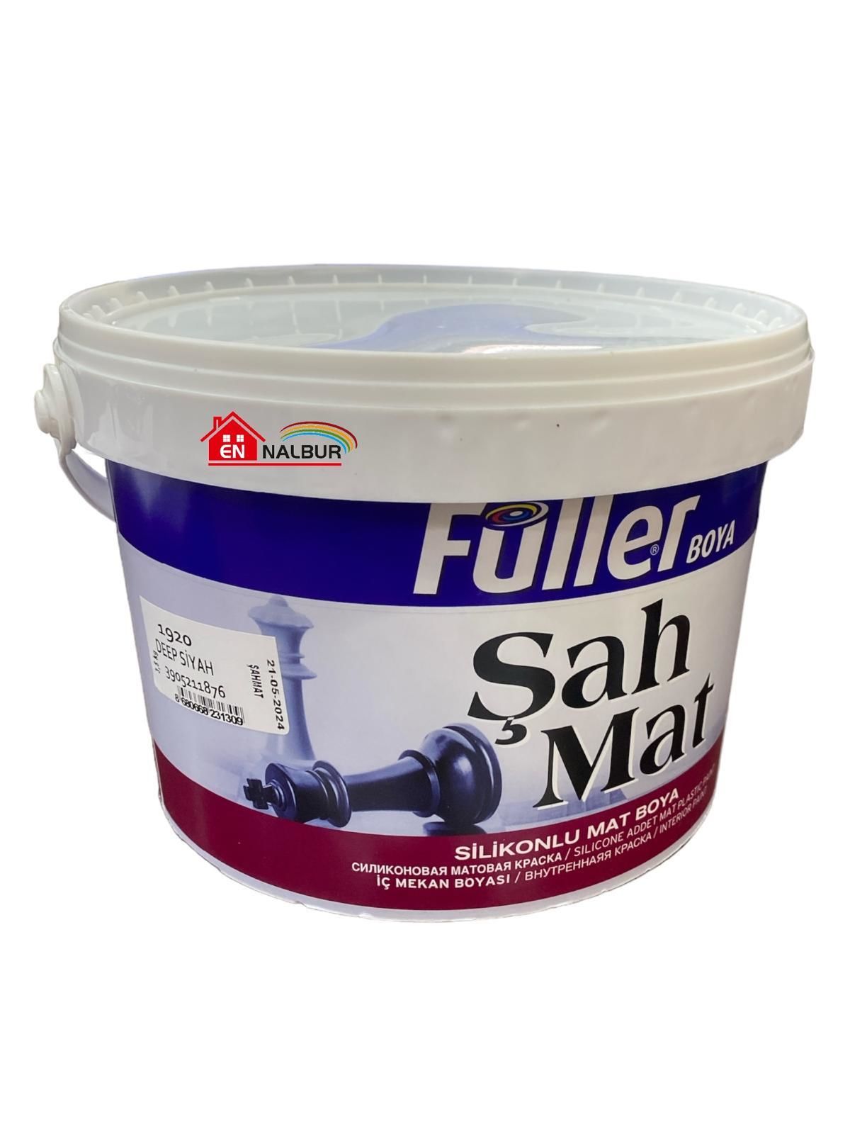 Füller Sahmat Silicone Matte Interior Wall 3.5 Kg Deep Black